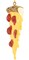 Tree Buddees Slice of Pepperoni Pizza Christmas Ornament Food Ornament